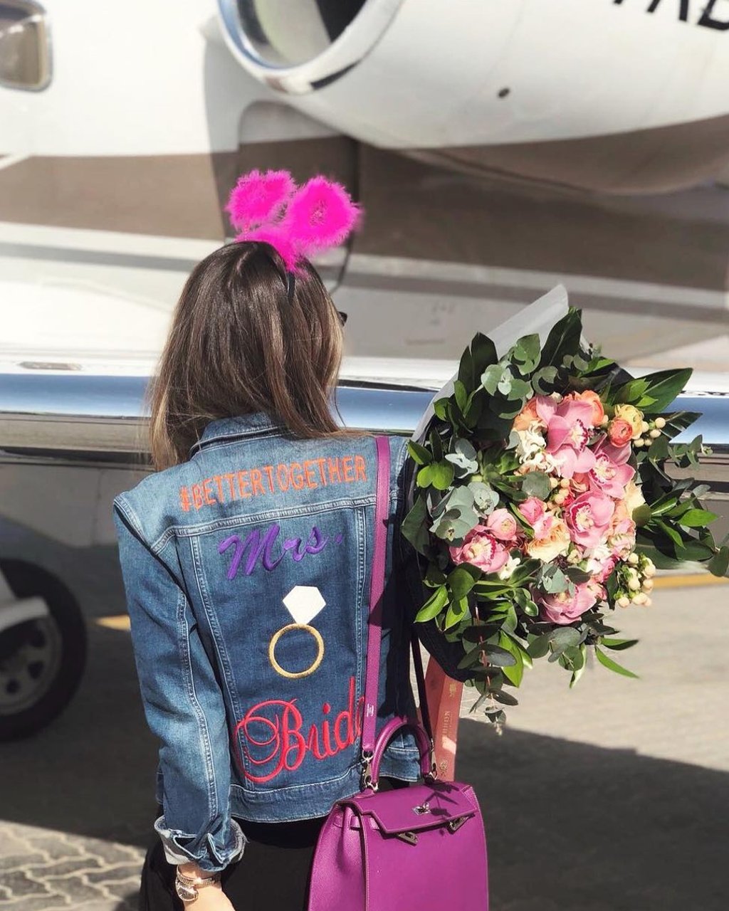 Mina Basaran posted this photo last Thursday as she boarded a private jet bound for her hen party in Dubai with seven friends. All would die when the plane crashed on Sunday on the return journey to Turkey. Photo: Mina Basaran/Twitter Mina Basaran posted this photo last Thursday as she boarded a private jet bound for her hen party in Dubai with seven friends. All would die when the plane crashed on Sunday on the return journey to Turkey. Photo: Mina Basaran/Twitter