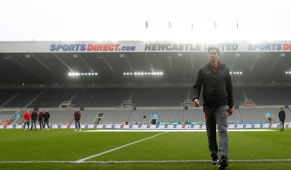 A heavy defeat at Newcastle was the final game for Mauricio Pellegrino. Photo: Reuters