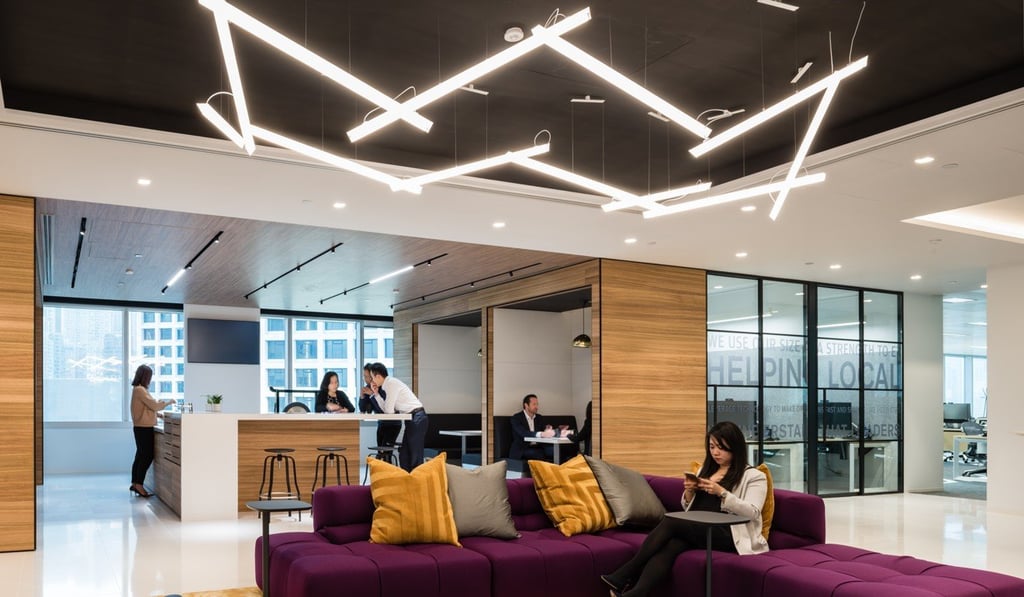 JP Morgan’s office in Chater House, one of the best office addresses in Hong Kong. Photo: Handout