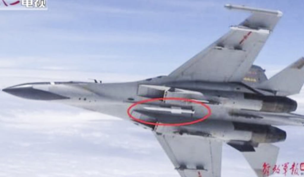 The J-11 is part of fleet of China’s third-generation lightweight multi-role fighter aircraft. Photo: News.sina.com.cn