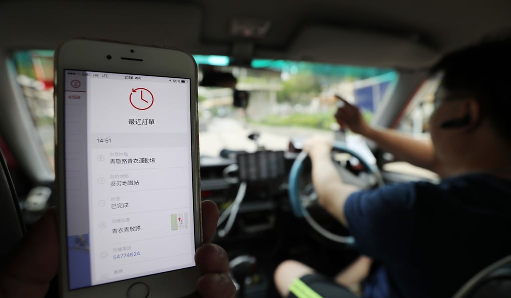HKTaxi was touted as the app with the highest successful booking rate by the Consumer Council. Photo: Edward Wong
