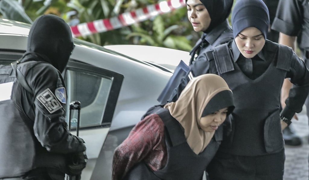 Siti Aisyah of Indonesia is the other woman charged with murder under Section 302 of the penal code, which carries mandatory death sentence if they are found guilty. Photo: EPA-EFE