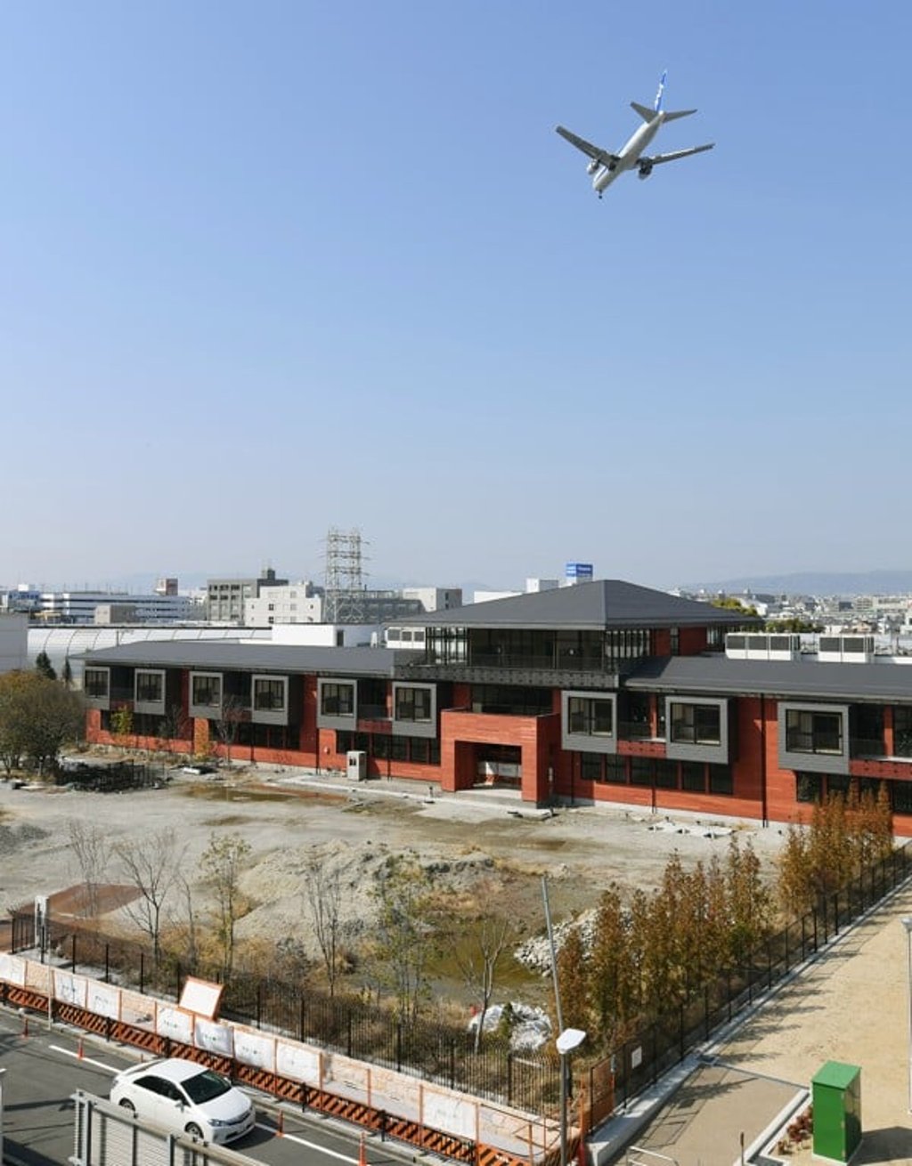 A building on former state-owned land in Toyonaka, Osaka Prefecture. Photo: Kyodo A building on former state-owned land in Toyonaka, Osaka Prefecture. Photo: Kyodo