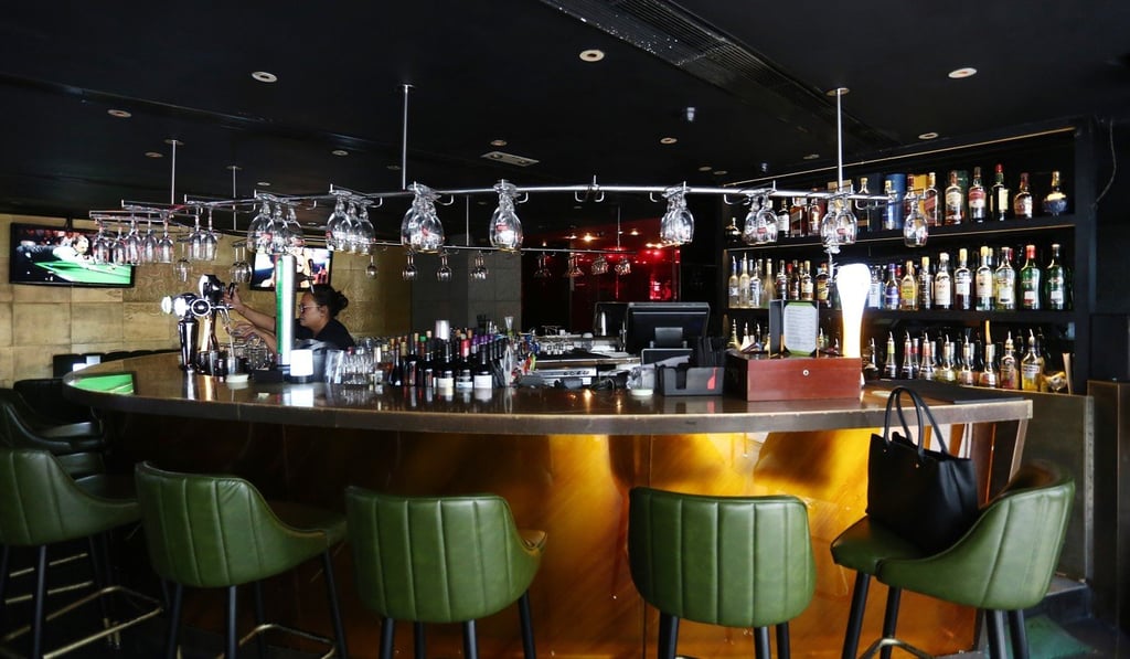 Hotel bar with a wide selection of drinks