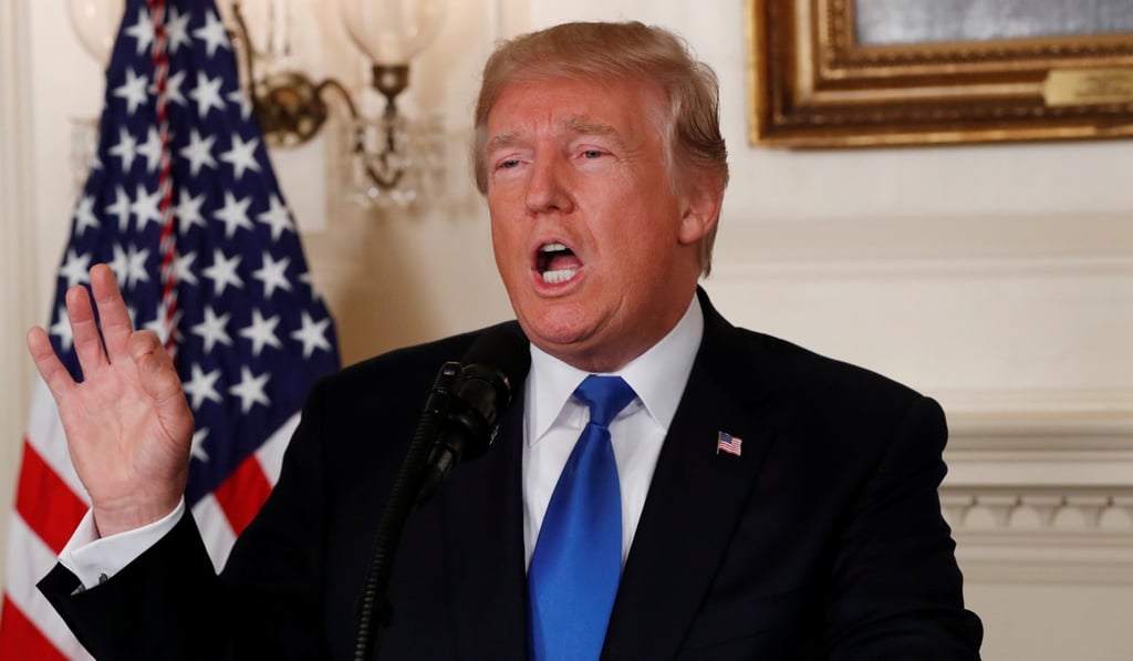 US President Donald Trump may not exit the Iran nuclear deal after all, it has emerged, following proposals by France, Germany and the UK to place further sanctions on Iran for its ballistic missiles and involvement in the Syrian civil war. Photo: Reuters