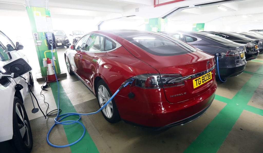 Electric car charging stations are often non-reserved places, which means any non-electric driver can take up these spaces with impunity. Photo: Dickson Lee