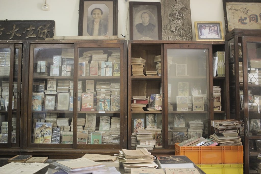Some of the more than 30,000 exhibits at the Chinese Indonesian Literature Museum. Photo: Valerian Timothy