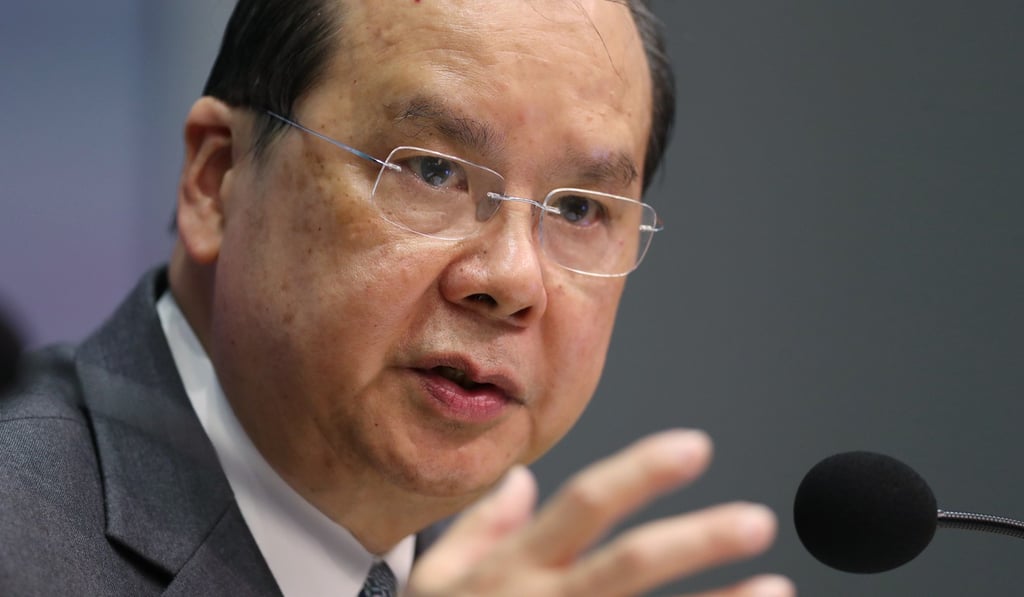 Chief Secretary Matthew Cheung will head a new steering committee on the action plan. Photo: Winson Wong
