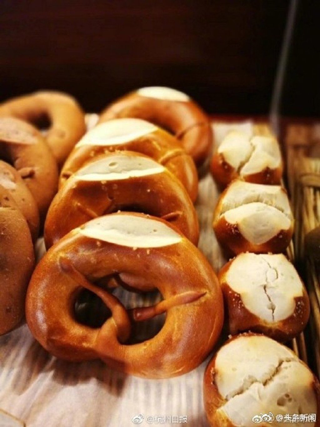 Some of Huang’s bakery products. Photo: Weibo