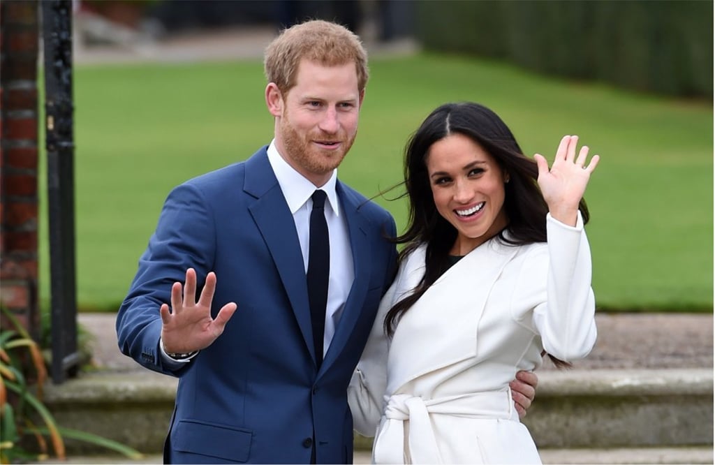 Britain's Prince Harry ( left) and his fiance Meghan Markle will be married on May 19. Photo: AP