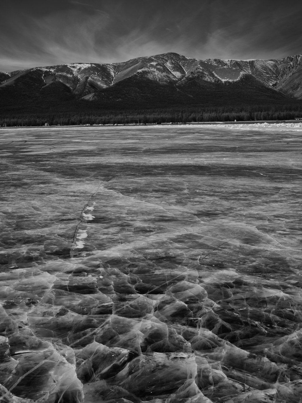 Mohan’s images recall Ansel Adams’ striking monochrome landscapes.