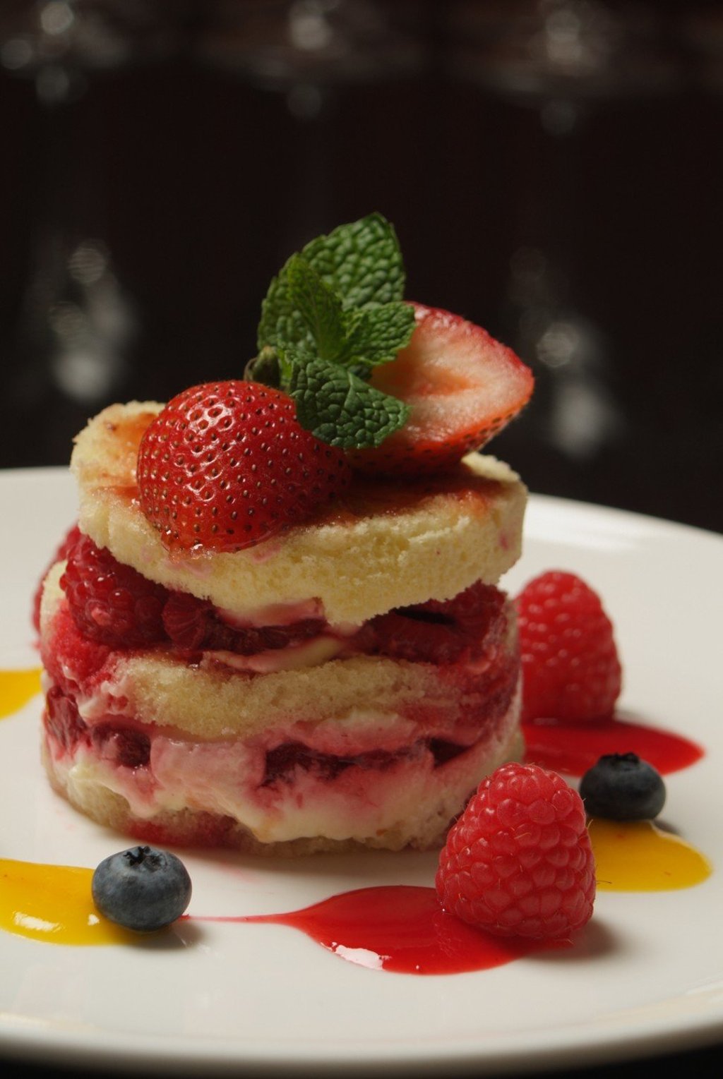 English trifle at Lawry's The Prime Rib