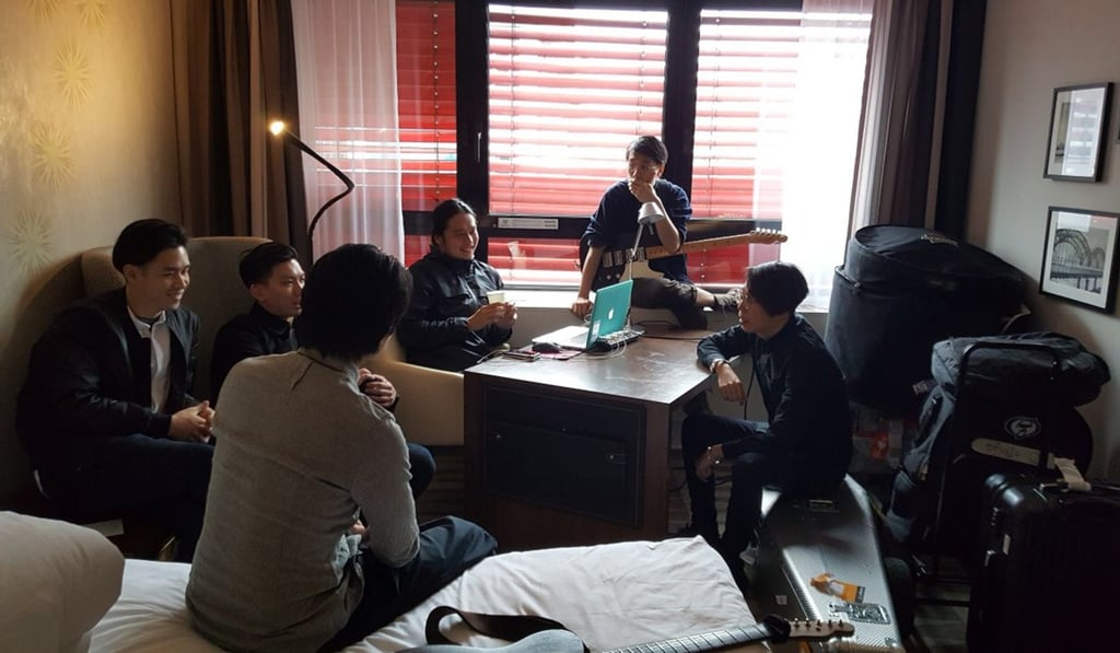 Musicians rehearsing before a show. Photo: Handout