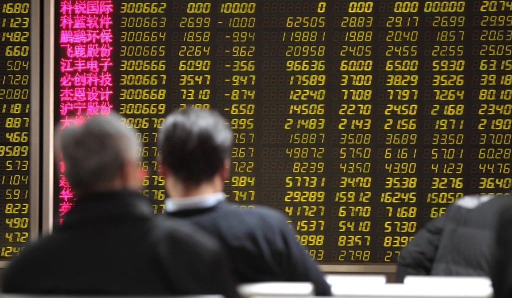 The Shanghai Composite Index fell 3.39 per cent on Friday. Photo: Simon Song