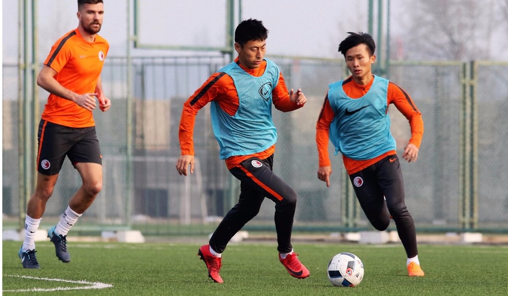 Hong Kong players train in North Korea ahead of the crucial Asian Cup qualifier. Photos: HKFA