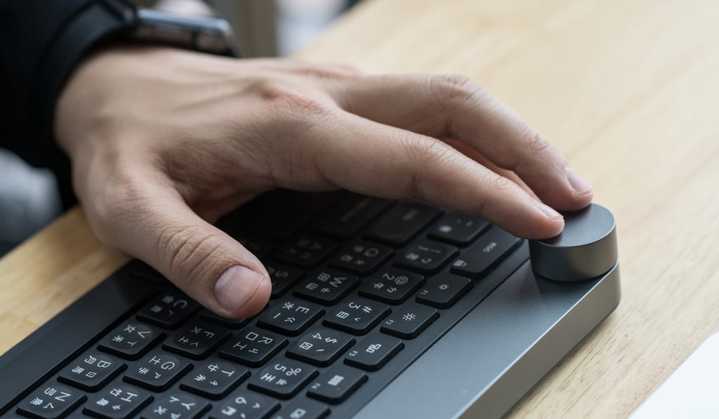 Craft keyboard by Logitech. Photo: Joyce Yung Craft keyboard by Logitech. Photo: Joyce Yung