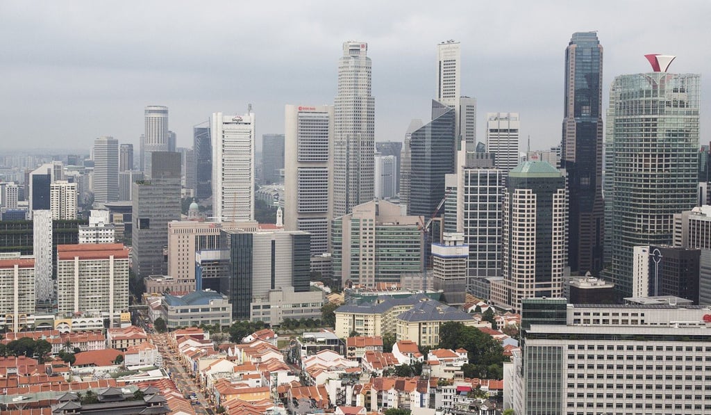 The Singapore skyline, as seen in mid-February. Hongkongers have a tendency to look to Singapore as a comparison, and Beijing has encouraged this. Photo: Bloomberg