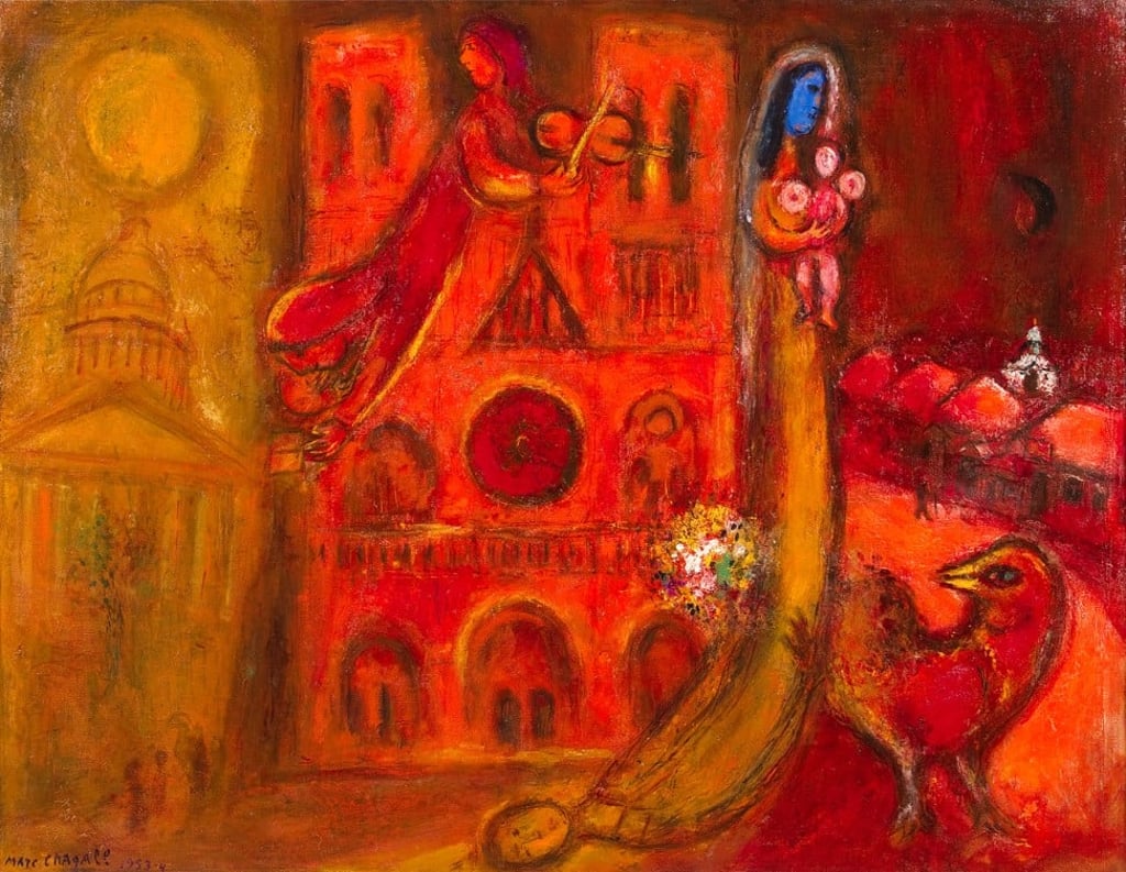 Marc Chagall’s ‘Notre Dame’ (1953-54)