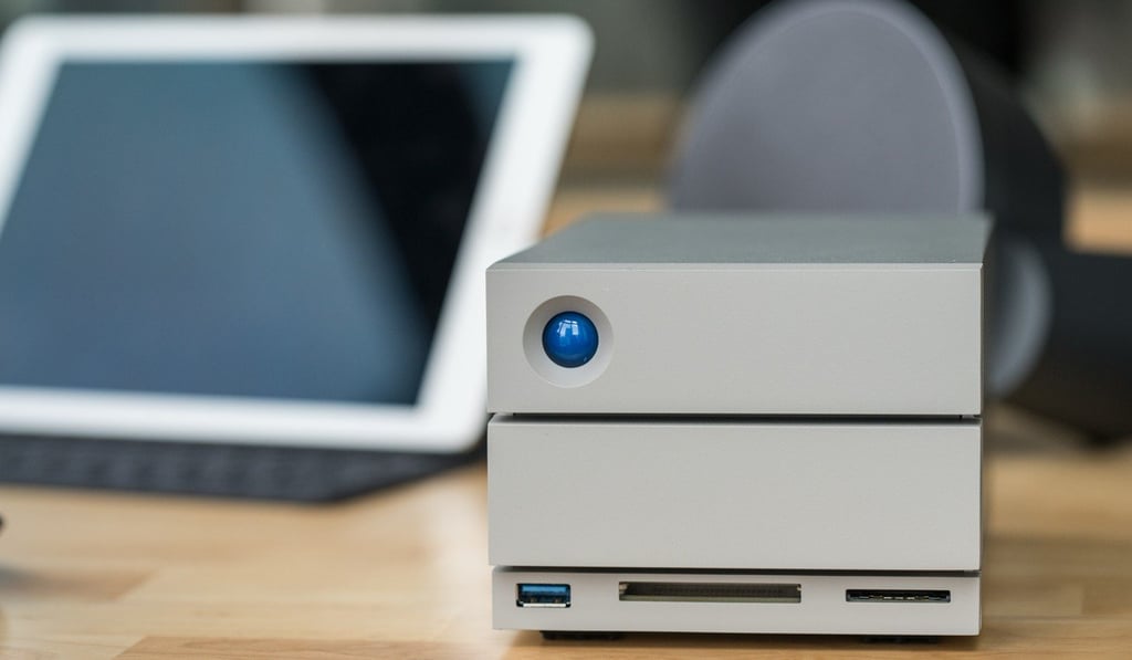 LaCie 2big Dock 20TB front ports. Photo: Joyce Yung LaCie 2big Dock 20TB front ports. Photo: Joyce Yung