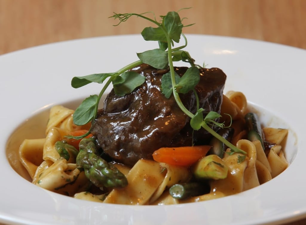 Pappardelle with wagyu beef cheek. Photo: Roy Issa