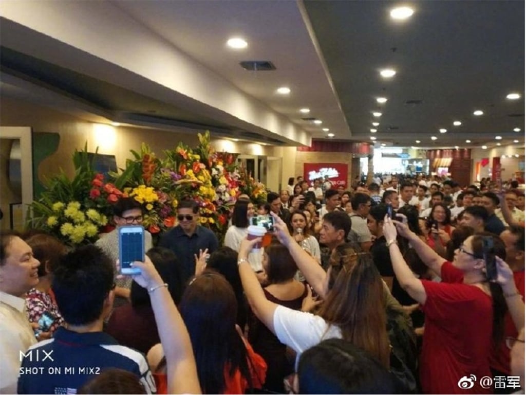 Xiaomi opened its first offline store in the Philippines on Feb 19, 2018. Photo: Weibo
