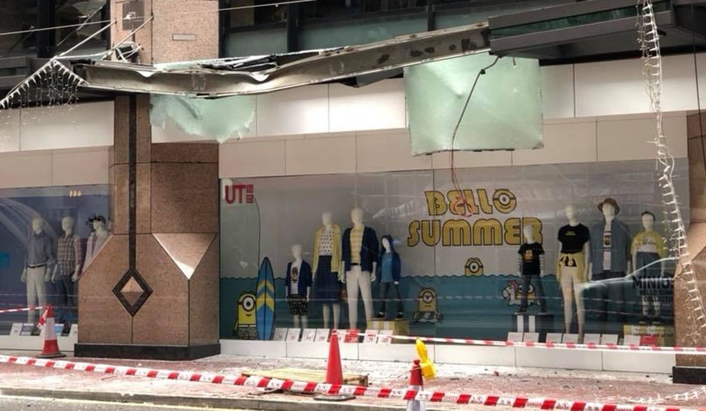 The Happy Valley Loop tram service remained suspended and one lane of traffic on Percival Street was closed. Photo: Facebook