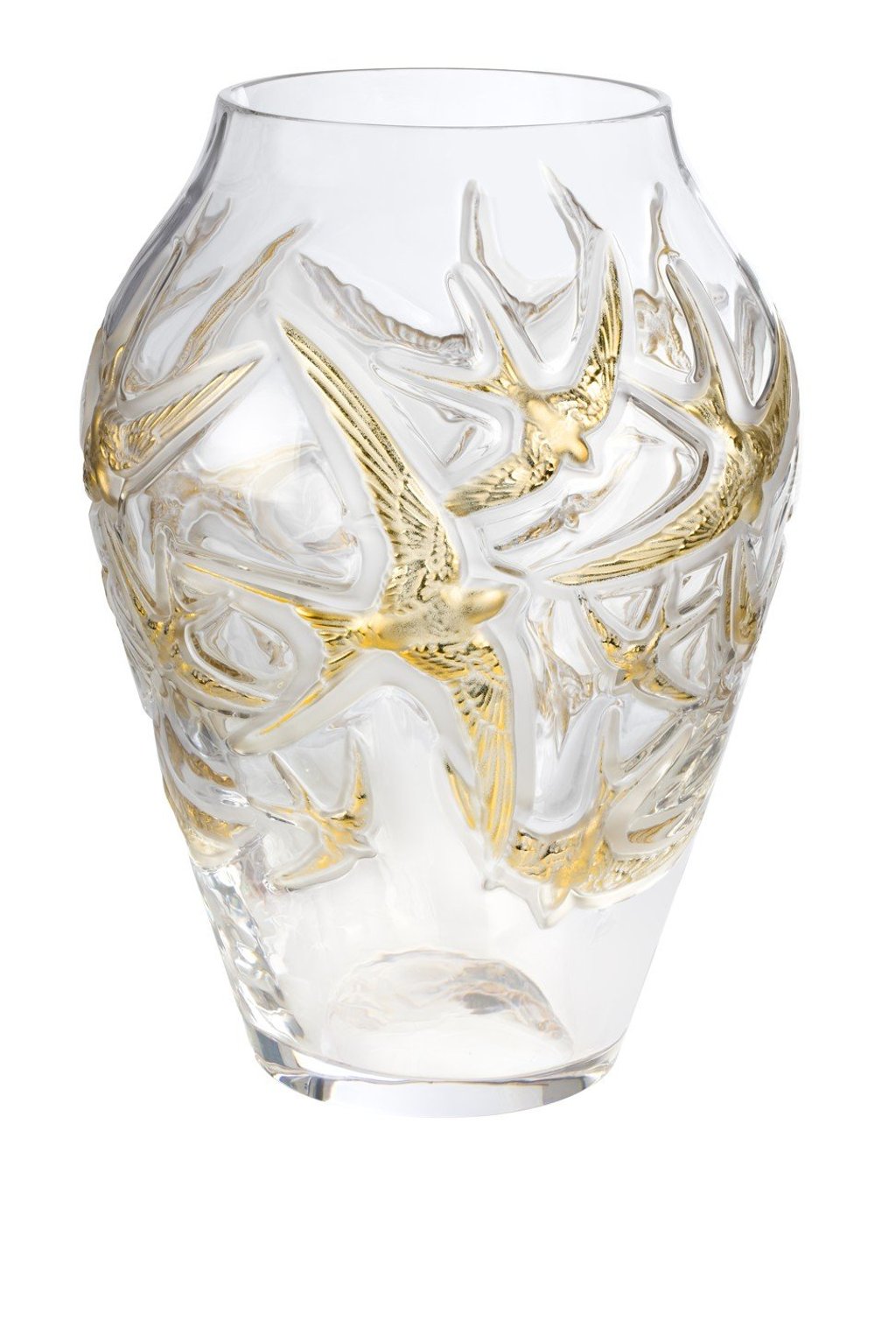 A vase in Lalique’s Hirondelles collection