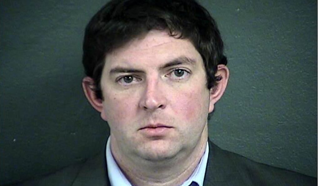 This photo provided by The Wyandotte County Detention Center in Kansas City shows Tyler Miles on Friday. Miles, an executive with the Kansas water park where a 10-year-old boy died on a giant water slide has been charged with involuntary manslaughter. Photo: AP