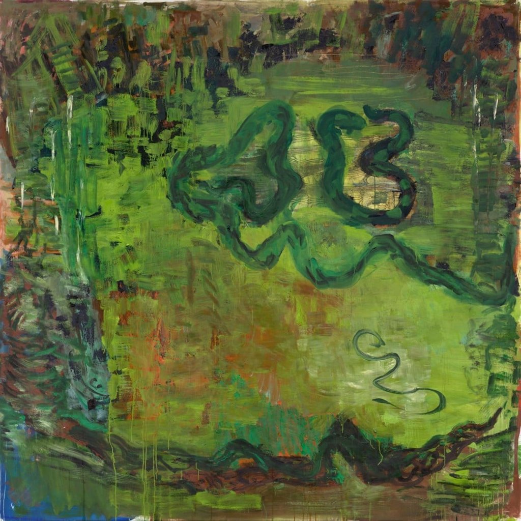 Per Kirkeby, Mayalandet 2, 2011, oil on canvas. Courtesy of Michael Werner Gallery, New York and London