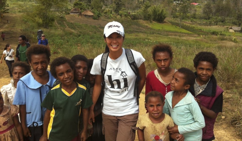 Li in Papua New Guinea. Picture: Sheena Li