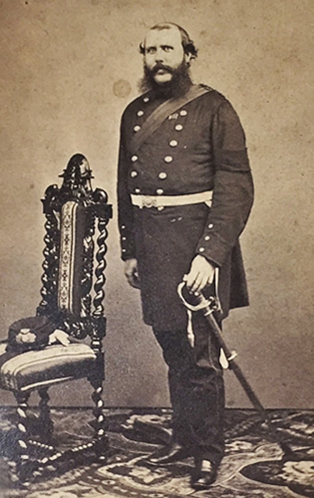 Royal Marines captain Harry Lewis Evans fought in the second opium war (1856-60). Photo: Thepaper.cn