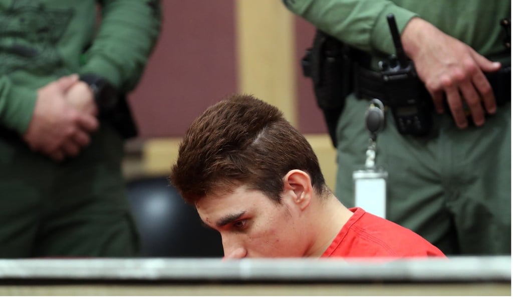 Nikolas Cruz is arraigned on Wednesday, March 14, at the Broward County Courthouse in Fort Lauderdale, Florida. Photo: TNS
