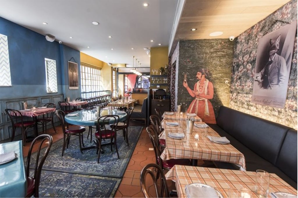 The entertaining interior of the Bombay Bread Bar. Photo: The Bombay Bread Bar