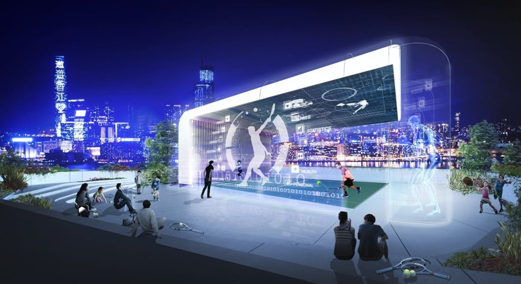 Laminated glass panels supported by innovative hardware are used to enable maximum transparency. Laminated glass panels supported by innovative hardware are used to enable maximum transparency.