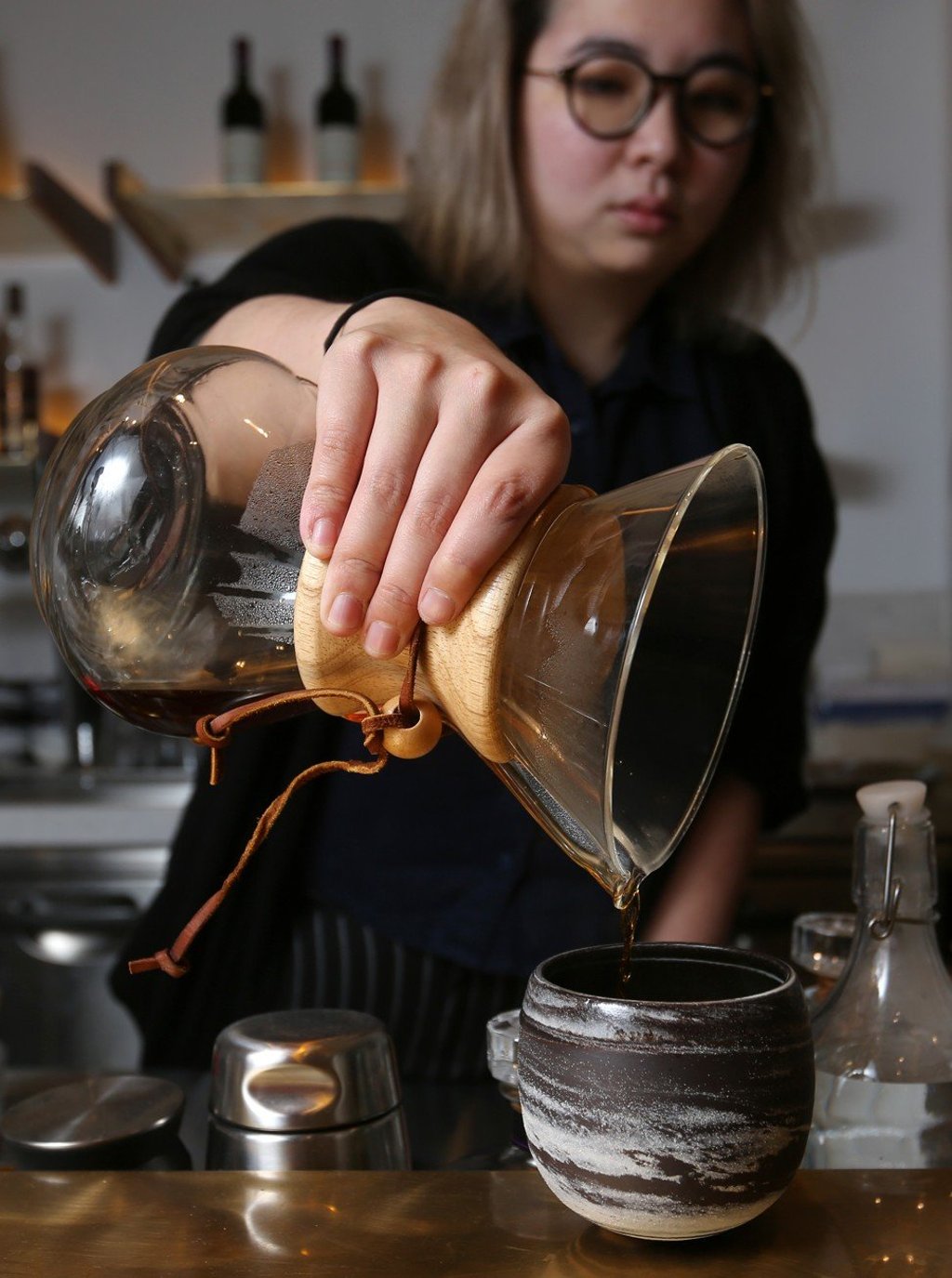 Sophie Chan judges in barista competitions. Photo: Xiaomei Chen