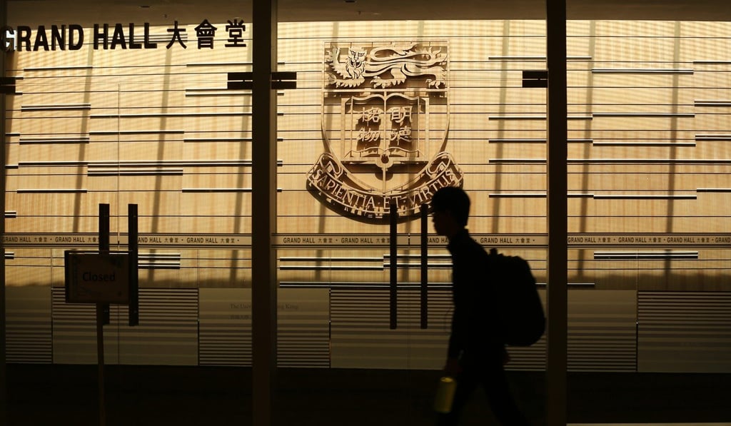 A group of students from HKU in Pok Fu Lam launched the petition. Photo: Jonathan Wong