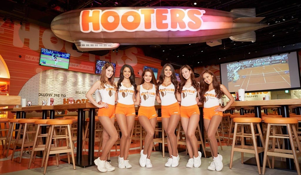Hooters staff at the Tokyo store. Photo: Hooters Japan