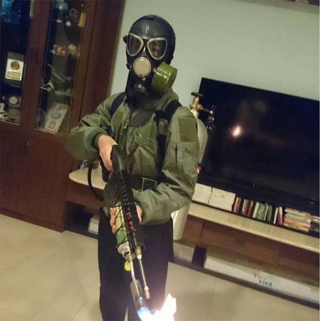 A photograph reportedly taken from Sun An Tso's Facebook account. Photo: Sun An Tso/Facebook via Yahoo! News Taiwan