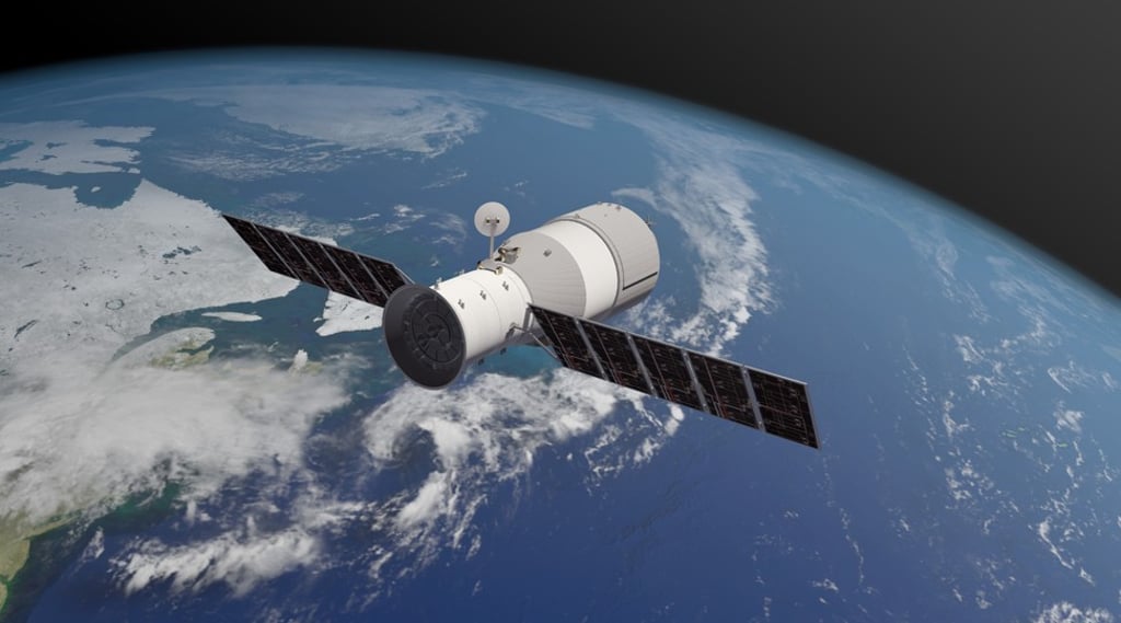 An artist’s impression of the now defunct and disintegrated Tiangong-1. Photo: Aerospace Corp An artist’s impression of the now defunct and disintegrated Tiangong-1. Photo: Aerospace Corp