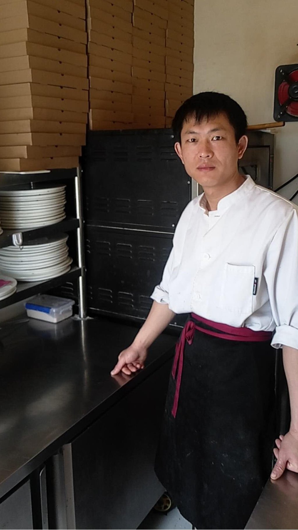 Chef Chen Quanliang learned to make pizza from his wife’s brother-in-law, a veteran of China’s Western food industry. Photo: Handout
