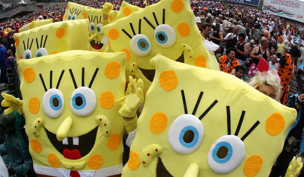 A team of sponges will never go astray at the Hong Kong Sevens. Photo: Felix Wong
