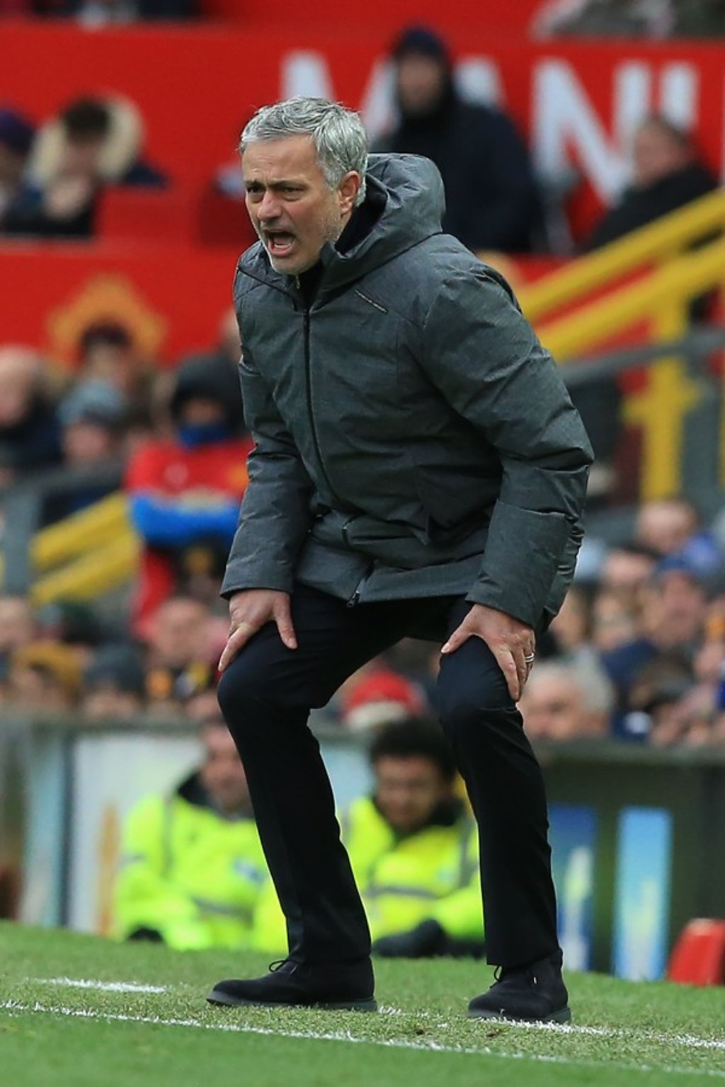 Jose Mourinho points to the progress the club has made under his stewardship. Photo: AFP