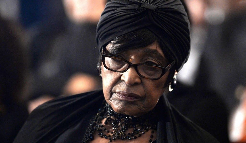 In this file photo taken on December 08, 2013, Winnie Mandela Madikizela attends a mass in memory of her former husband, late South African president Nelson Mandela. Photo: Agence France-Presse In this file photo taken on December 08, 2013, Winnie Mandela Madikizela attends a mass in memory of her former husband, late South African president Nelson Mandela. Photo: Agence France-Presse
