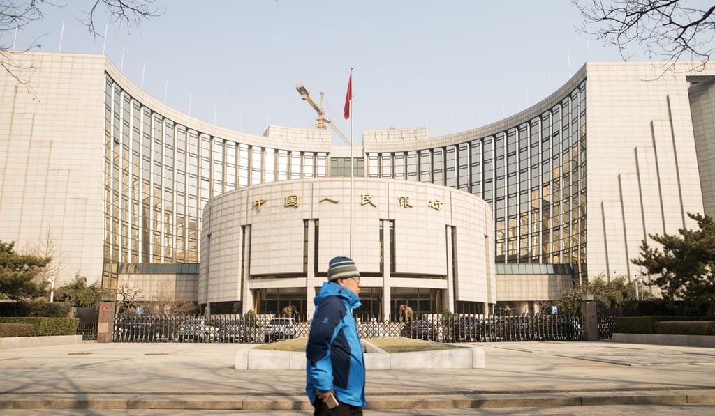 The headquarters of China’s central bank in Beijing. Photo: Bloomberg