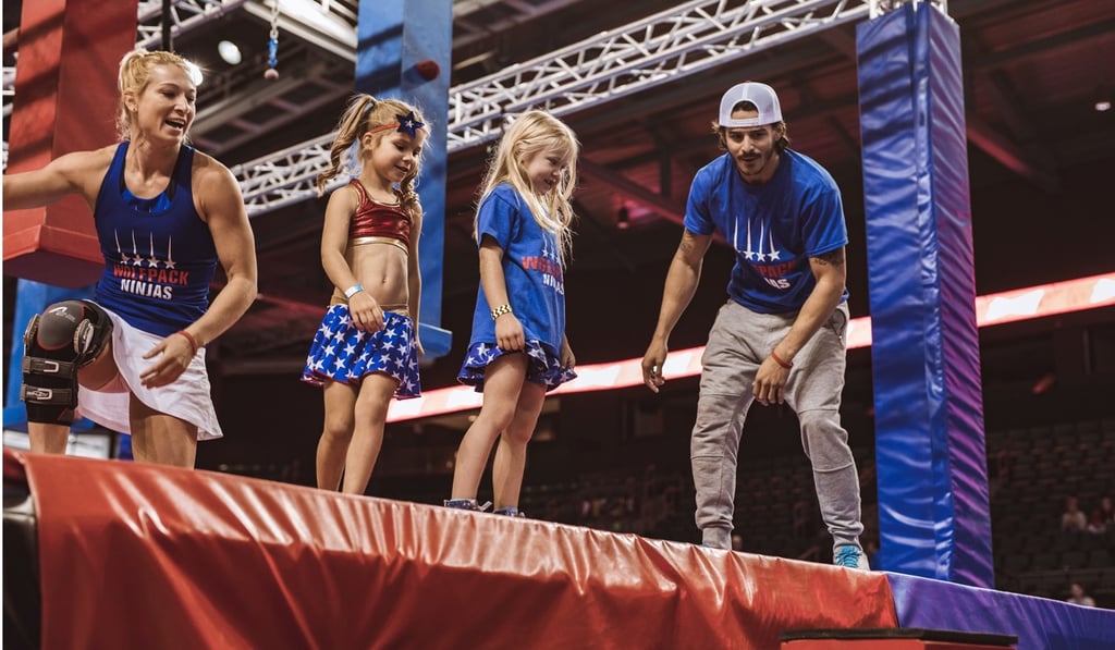 Wolfpack Ninjas is comprised of previous competitors from US show ‘American Ninja Warrior’. Wolfpack Ninjas is comprised of previous competitors from US show ‘American Ninja Warrior’.