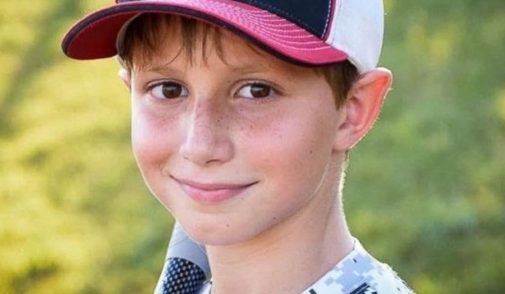 Caleb Schwab was riding a water slide at a Schlitterbahn waterpark in Kansas when his raft went airborne and hit a metal loop on the slide, decapitating him. Photo: Schwab family