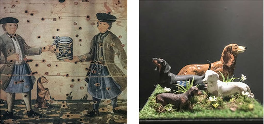 Exhibits at the Dackelmuseum