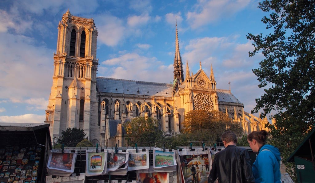 Notre-Dame Cathedral, the point from which all distances in France are measured.
