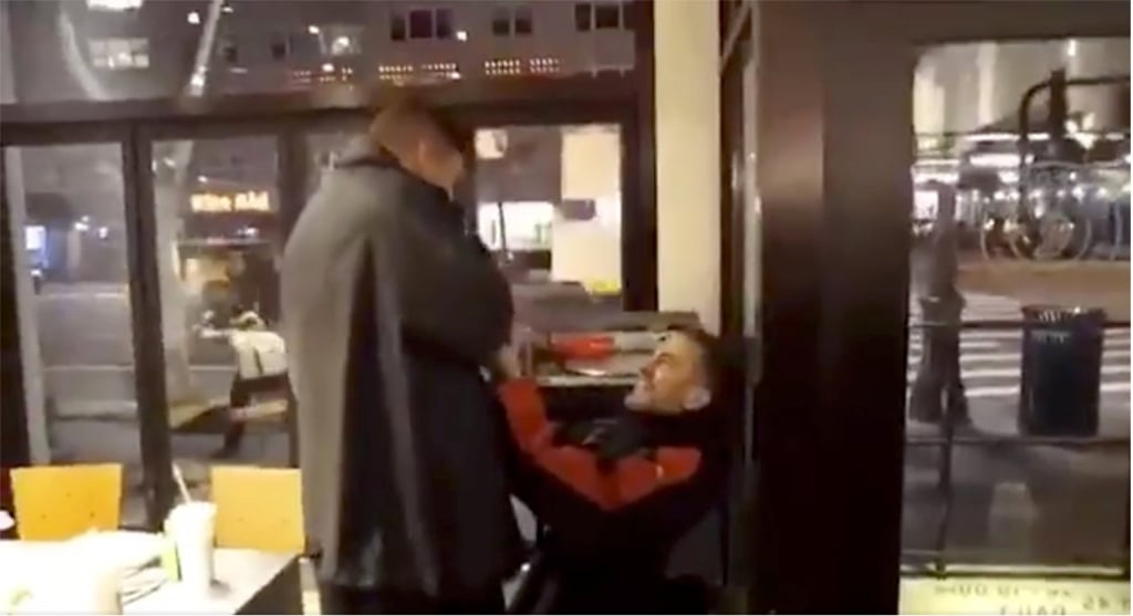 Marc Jacobs proposes to his boyfriend Charly DeFrancesco in New York. Photo: INSTAGRAM / @THEMARCJACOBS/via Reuters