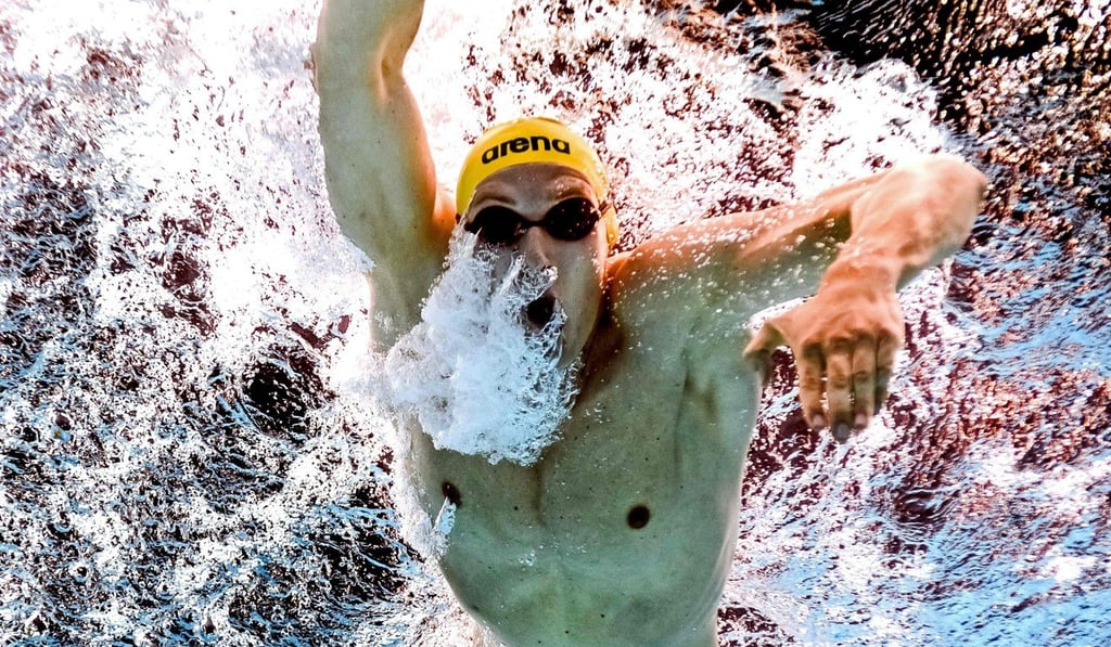 Mack Horton is preparing for the Commonwealth Games in Australia. Photo: AFP